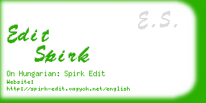 edit spirk business card